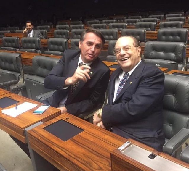 Jair Bolsonaro e Paulo Maluf