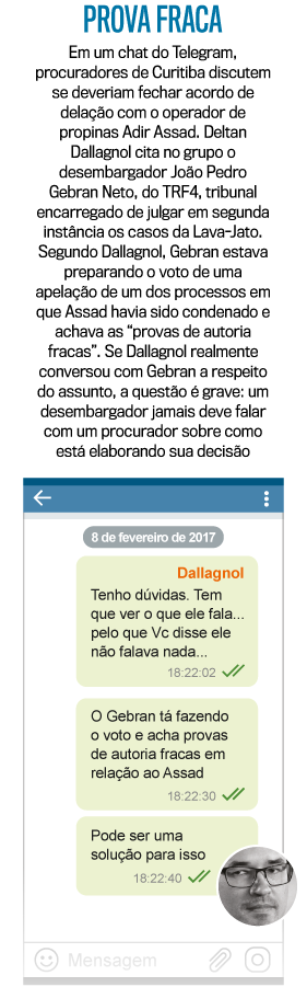 VAZA-JATO: Dallagnol diz que teve "encontros fortuitos" com Gebran, desembargador do TRF-4